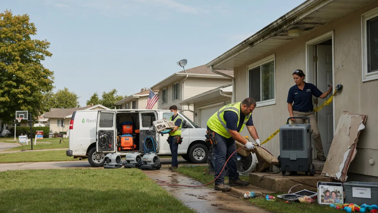 Water Damage Restoration in Worth, IL near me